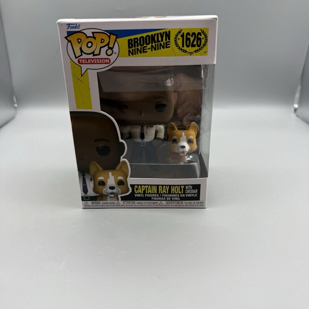 Captain Ray Holt & Cheddar Funko Pop Figure #1626 Brooklyn 9-Nine